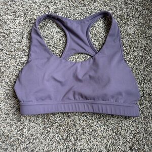 P'tula Racerback Purple Sports Bra- Size Large